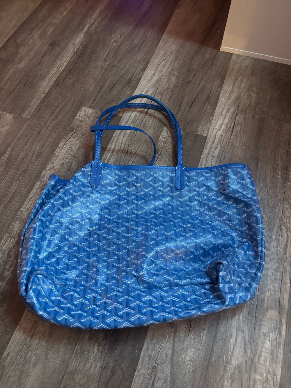 Blue Women's Tote Bag with Handles